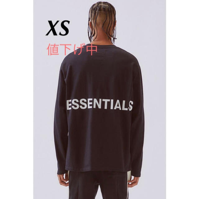 FOG  Essentials クールネック長袖Tシャツ ブラックXS