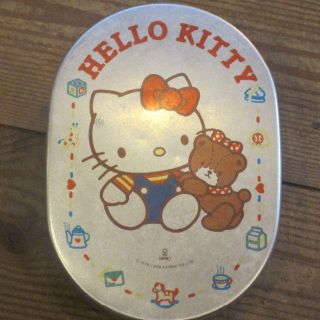 入園準備に！アンティーク　キティちゃん　昭和　レトロ　アルミ　お弁当箱　(その他)