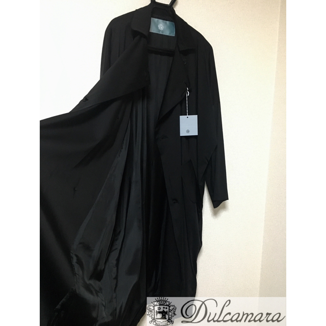 Dulcamara(ドゥルカマラ)のDulcamara サテンダブルロングCT（19ss） メンズのジャケット/アウター(トレンチコート)の商品写真