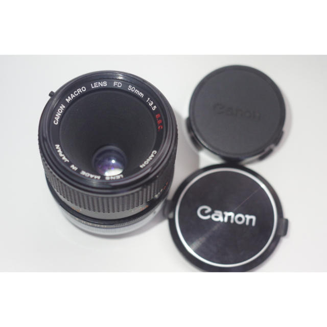 あれば便利 マクロレンズ canon macro FD 50mm f3.5の通販 by 高速