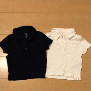 ベビーギャップ(babyGAP)のお値下げ！【GAP】 半袖シャツ 2枚セット サイズ80(Ｔシャツ)