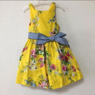 ラルフローレン(Ralph Lauren)のラルフローレン 花柄 ワンピース 2T 90 95 100(ワンピース)