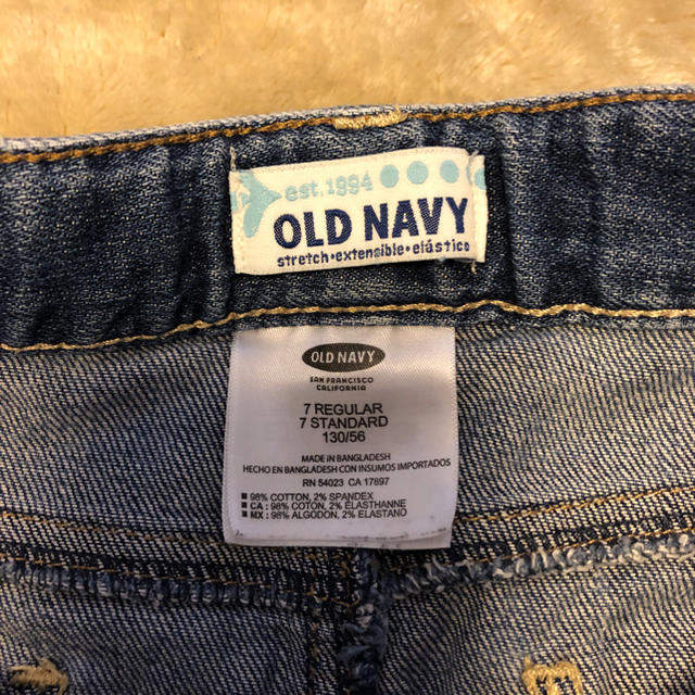 Old Navy(オールドネイビー)のOLD NAVY  デニムタイトスカート 130 キッズ/ベビー/マタニティのキッズ服女の子用(90cm~)(スカート)の商品写真