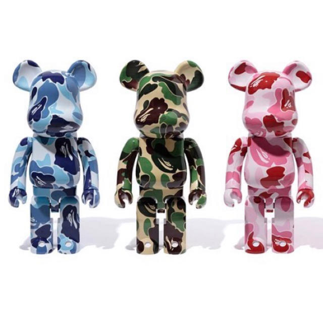 BAPE SHARK BE@RBRICK 1000% 3体セット