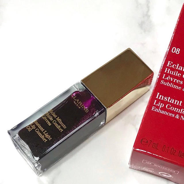 CLARINS(クラランス)のCLARINS クラランス リップオイル ブラックベリー コスメ/美容のベースメイク/化粧品(リップグロス)の商品写真