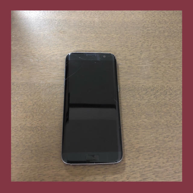 SAMSUNG(サムスン)のGalaxy S7 edge Black  スマホ/家電/カメラのスマートフォン/携帯電話(スマートフォン本体)の商品写真