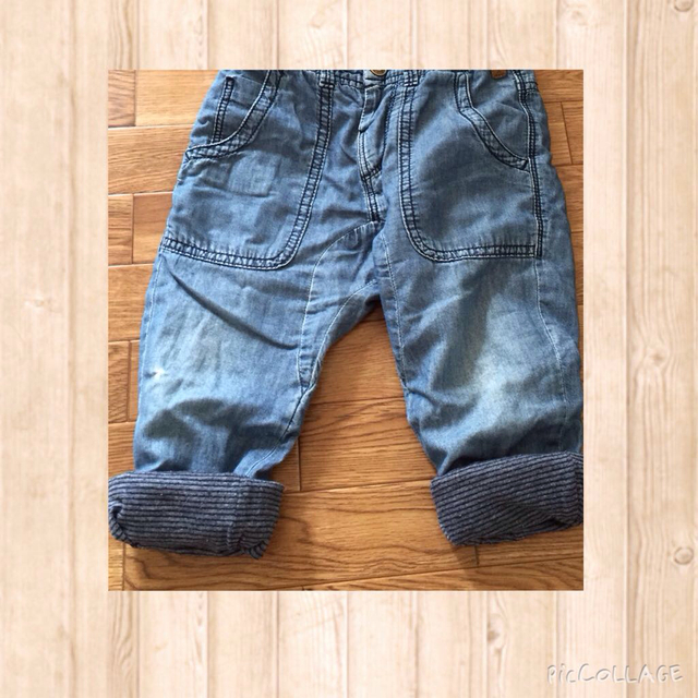 ZARA KIDS(ザラキッズ)のbabyzara サルエルデニム94cm キッズ/ベビー/マタニティのキッズ服男の子用(90cm~)(その他)の商品写真