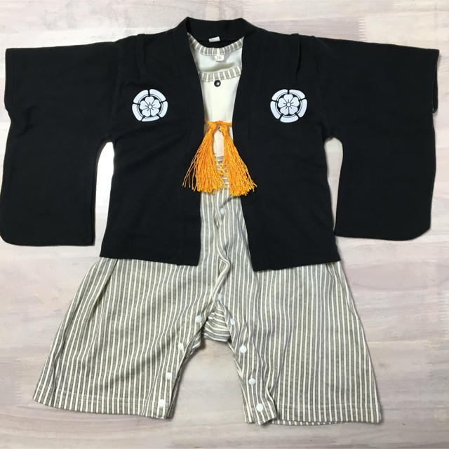 miya様専用☆袴ロンパース70 キッズ/ベビー/マタニティのベビー服(~85cm)(和服/着物)の商品写真