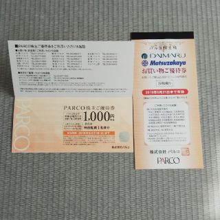 PARCO 株主優待券(ショッピング)