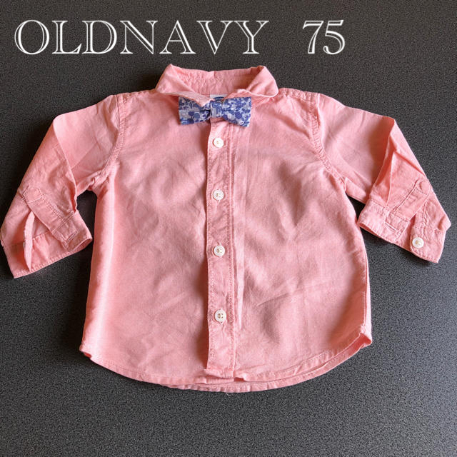 Old Navy(オールドネイビー)のOLD NAVY シャツ　サイズ:75 キッズ/ベビー/マタニティのベビー服(~85cm)(シャツ/カットソー)の商品写真