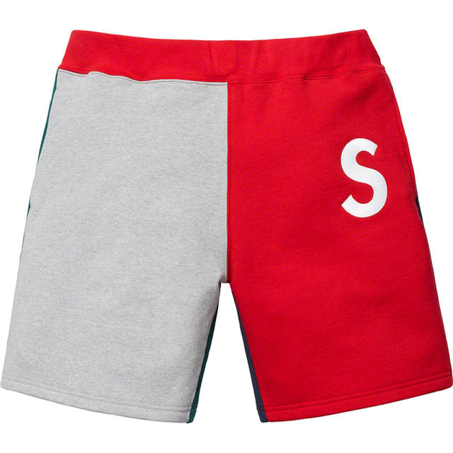 supreme S Logo Colorblocked Sweatshortショートパンツ