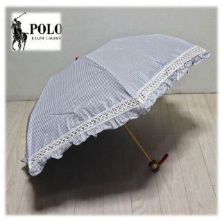 ポロラルフローレン(POLO RALPH LAUREN)の新品【ポロラルフローレン】折りたたみ晴雨兼用 1級遮光 日傘 雨傘(傘)