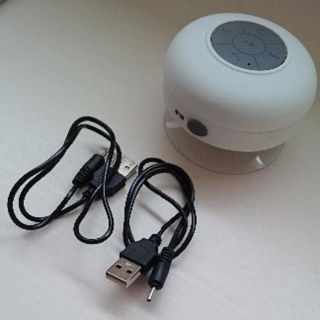 Bluetooth（ブルートゥース）　スピーカー　ホワイト　1個(スピーカー)