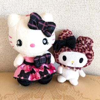 ユニバーサルスタジオジャパン(USJ)の今月処分 キティちゃん ぬいぐるみ キーホルダー(キャラクターグッズ)