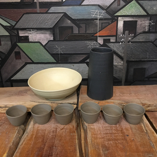 新品 陶器 陶芸作家 人気の豆皿カップ5個A(食器)