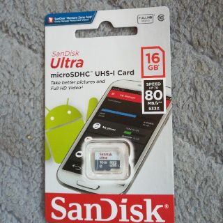 サンディスク(SanDisk)のmicroSDHC 16GB　Sandisk マイクロSDカード　サンディスク　(その他)