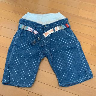 デニムダンガリー(DENIM DUNGAREE)のデニム＆ダンガリー ドット柄デニムパンツ 160(パンツ/スパッツ)