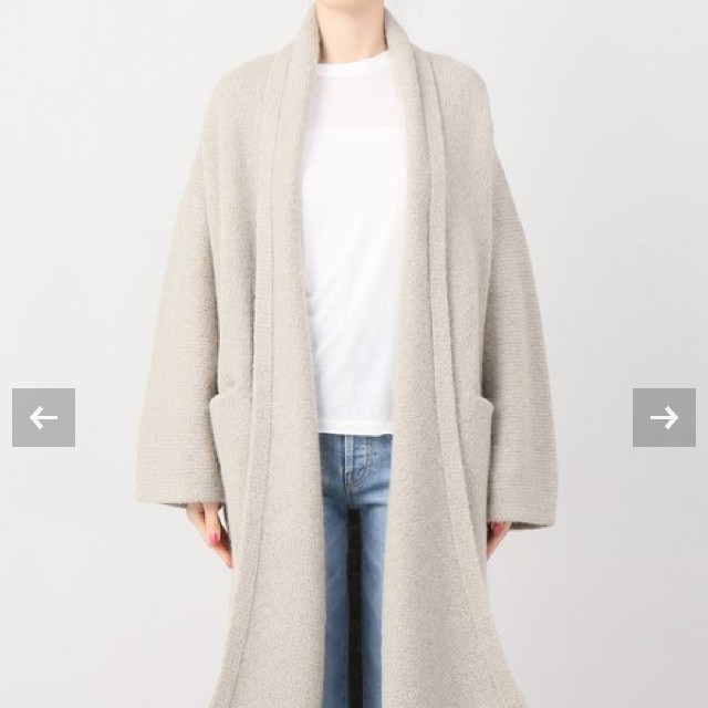 L'Appartement DEUXIEME CLASSE(アパルトモンドゥーズィエムクラス)のLAUREN MANOOGIAN Long Shawl Cardigan レディースのトップス(カーディガン)の商品写真