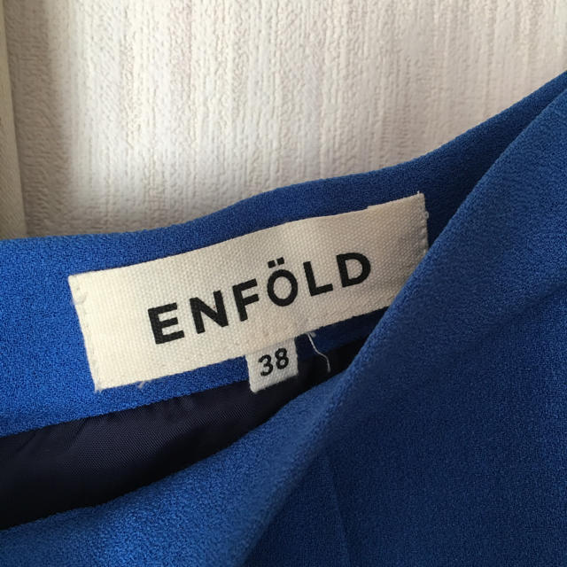 ENFOLD(エンフォルド)のiZu様専用 ENFOLD スカート ブルー 38 レディースのスカート(ひざ丈スカート)の商品写真