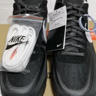 ナイキ(NIKE)の新品 28㎝ nike off white air force 1 black (スニーカー)