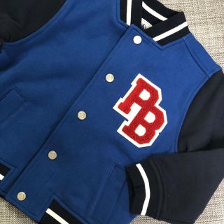 プチバトー(PETIT BATEAU)のプチバトー スウェットバイカラーブルゾン 新品未使用 これからの季節に(ジャケット/上着)