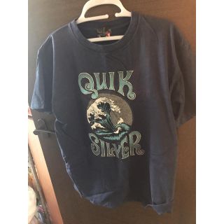 クイックシルバー(QUIKSILVER)のメンズ QUIK SILVER tシャツ Ｌサイズ(Tシャツ/カットソー(半袖/袖なし))