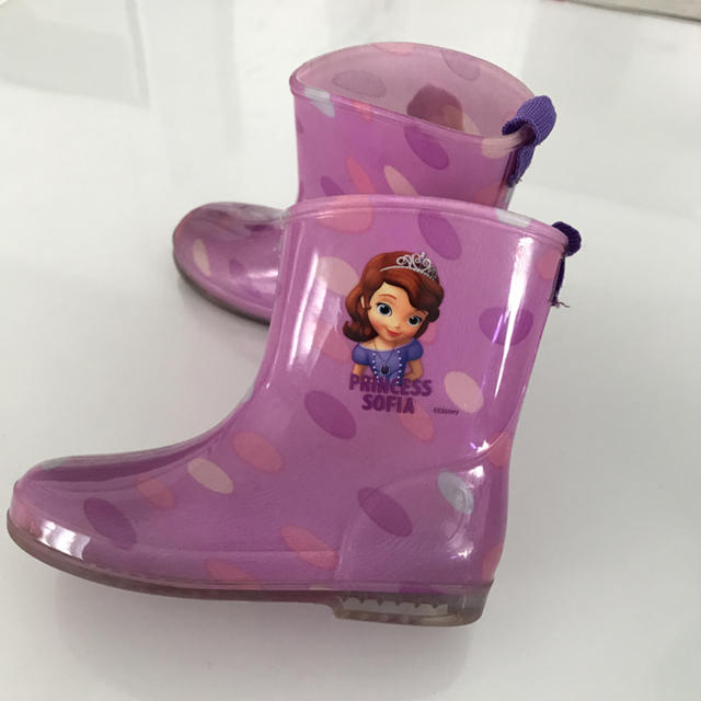 Disney(ディズニー)のプリンセスソフィア 長靴 17.0cm キッズ/ベビー/マタニティのキッズ靴/シューズ(15cm~)(長靴/レインシューズ)の商品写真