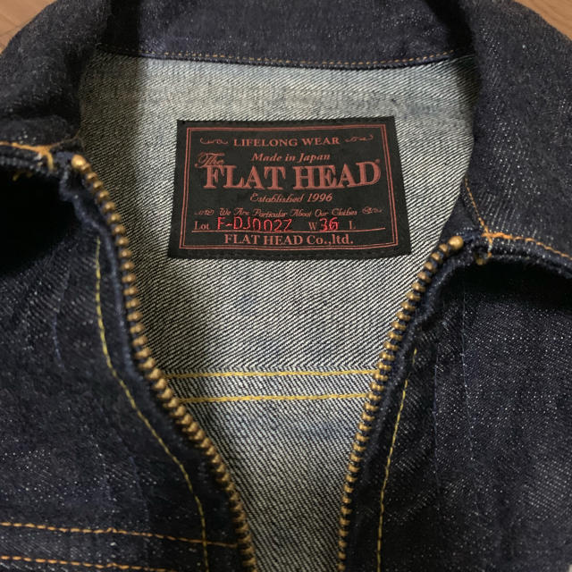 THE FLAT HEAD(フラットヘッド)のフラットヘッドのデニムジャケット サン様専用 メンズのジャケット/アウター(Gジャン/デニムジャケット)の商品写真