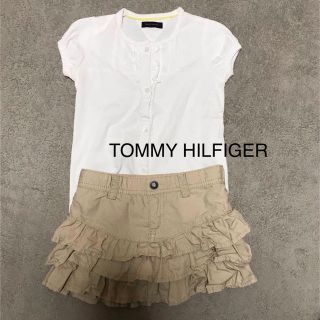 トミーヒルフィガー(TOMMY HILFIGER)のトミーヒルフィガー トップス スカート セット 90(その他)