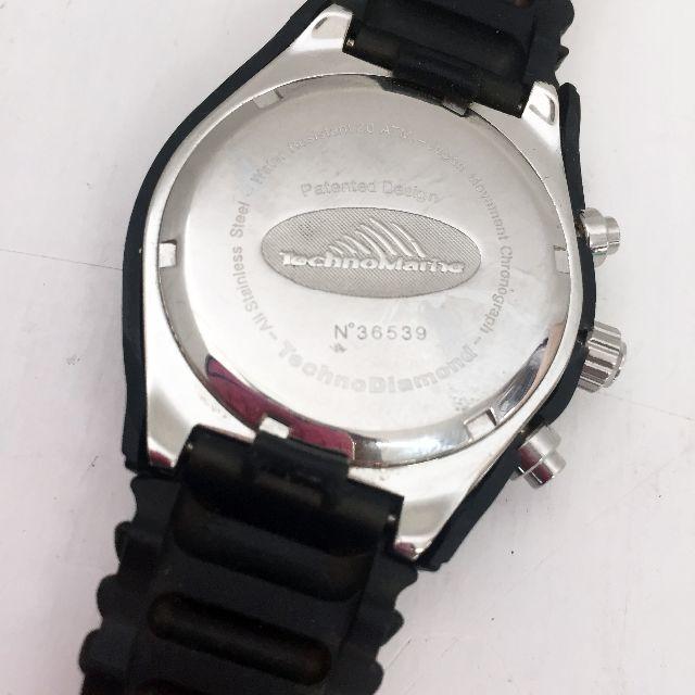 TechnoMarine(テクノマリーン)の中古☆TechnoMarine 腕時計 ダイヤモンド レディースのファッション小物(腕時計)の商品写真
