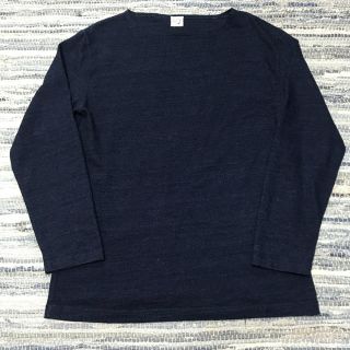 ビームス(BEAMS)のorSlow INDIGO BOAT NECK CUT & SEWN(Tシャツ/カットソー(七分/長袖))