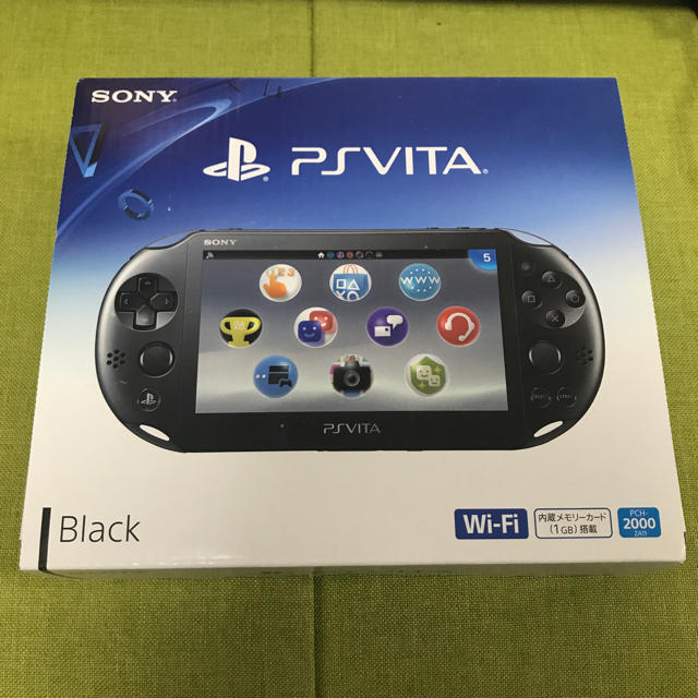 プレイステーション vita  PCH2000 ブラック 新品未使用品ゲームソフト/ゲーム機本体