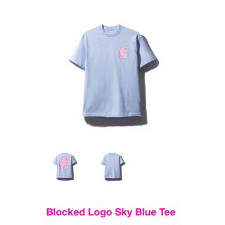 アンチ(ANTI)のASSC LOGO TEE 半袖 sky blue Sサイズ(Tシャツ/カットソー(半袖/袖なし))