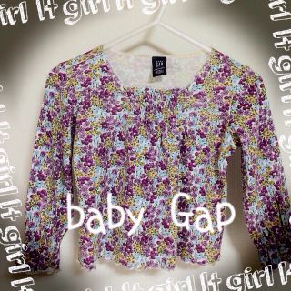 ギャップ(GAP)のbabyGap 花柄カットソー70-80(カバーオール)