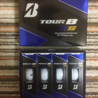 ブリヂストン(BRIDGESTONE)のゴルフボール ブリジストン ツアーB XS ホワイト 2ダース 新品(ゴルフ)