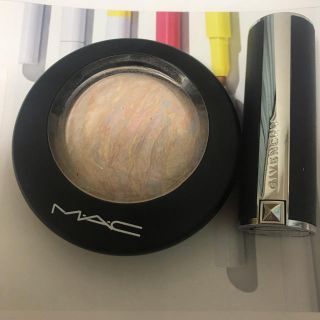 マック(MAC)の週末まで！美品セット♡MAC ライトスカペード&ジバンシイ マットリップ(フェイスカラー)