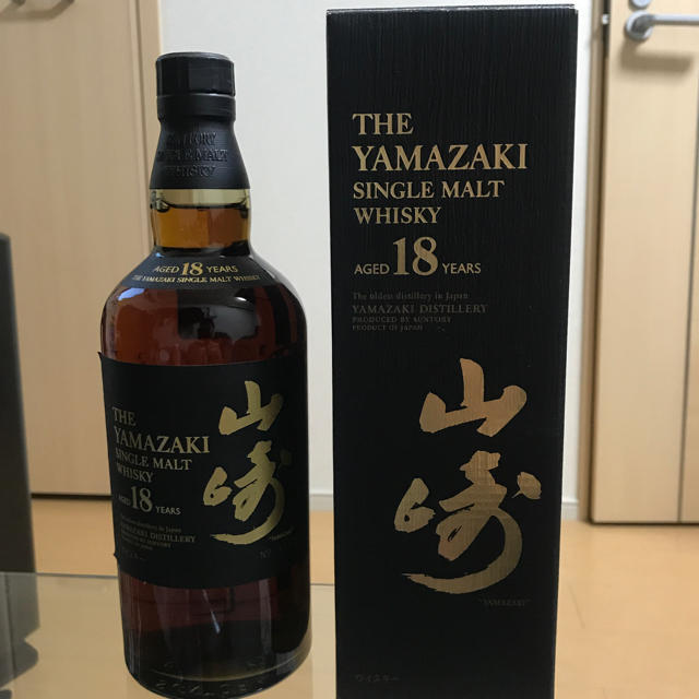 食品/飲料/酒山崎18年 700ml カートン付 1本