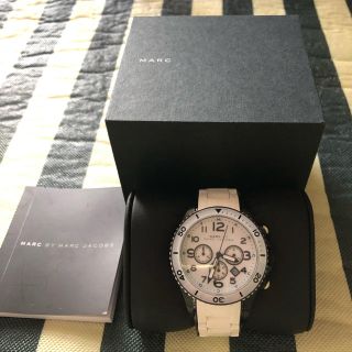 マークバイマークジェイコブス(MARC BY MARC JACOBS)のMARC BY MARC JACOBS 腕時計 ポリウレタンラバー 中古美品 (腕時計(アナログ))