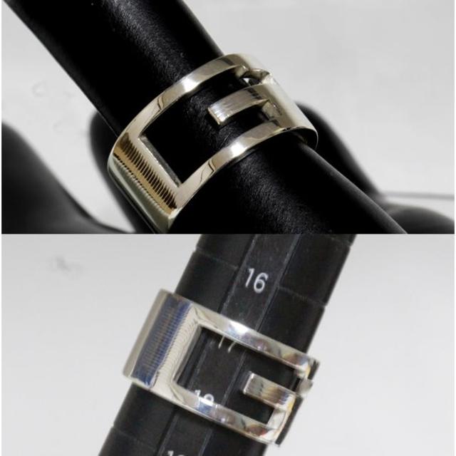 Gucci(グッチ)のグッチ GUCCI Gロゴ ワイド リング 17.5号 SV925 新品仕上済  メンズのアクセサリー(リング(指輪))の商品写真