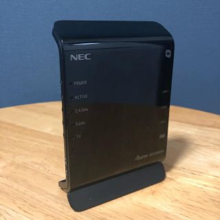 エヌイーシー(NEC)のNEC 無線ルーターAterm WG1200HS(PC周辺機器)