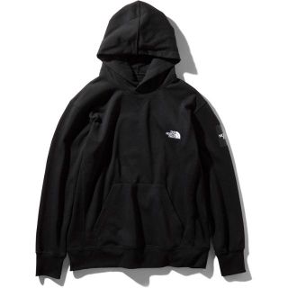 ザノースフェイス(THE NORTH FACE)のノースフェイス スクエアロゴフーディー  K  ブラック Mサイズ(スウェット)