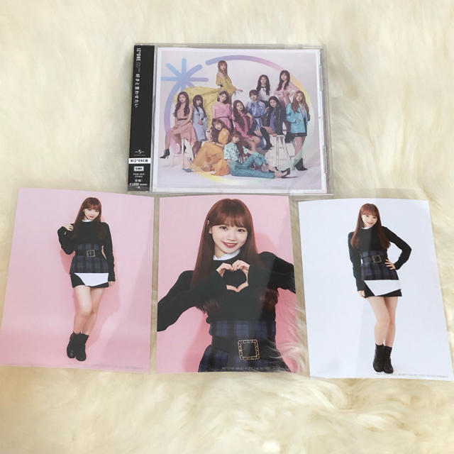 IZ*ONE 「好きと言わせたい」CD＋チェウォン生写真3枚セット エンタメ/ホビーのCD(K-POP/アジア)の商品写真