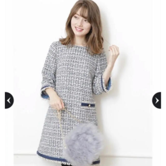 みっちょ様専用 美品 アプワイザーリッシェ ツイードワンピース 【超