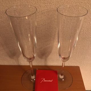 バカラ(Baccarat)のbaccara  ＊バカラ ＊シャンパン フルート グラス ペア(シャンパン/スパークリングワイン)