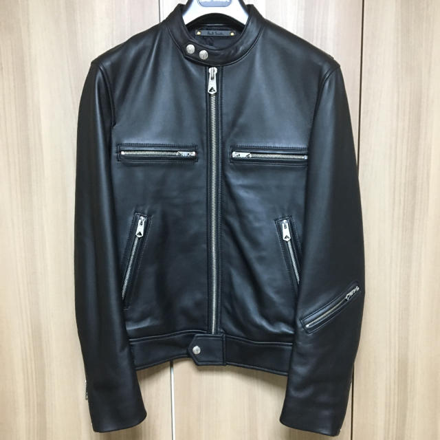 Paul Smith - ポールスミス レザージャケット 黒 S シングルライダースの通販 by 翔琉's shop｜ポールスミスならラクマ