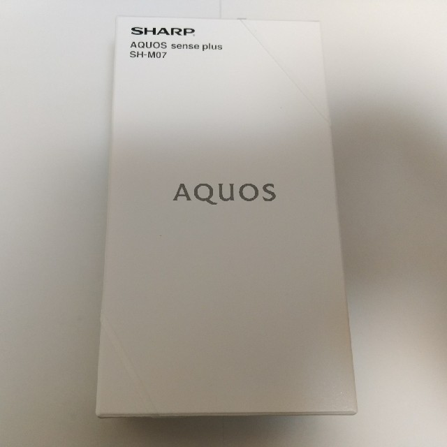 SHARP SH-M07 ホワイト　AQUOS sense plus 新品