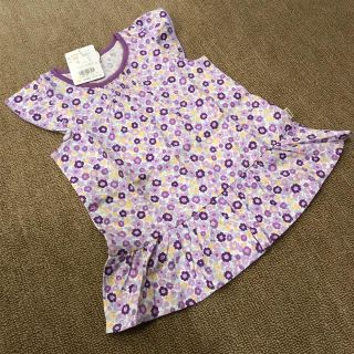 ミキハウス(mikihouse)の【新品】110 ミキハウス☆花柄Tシャツ(Tシャツ/カットソー)