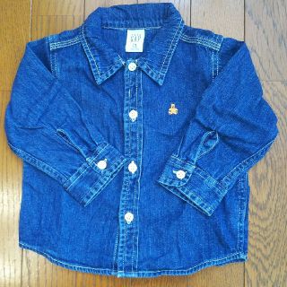 ベビーギャップ(babyGAP)のGAP baby デニム長袖シャツ(シャツ/カットソー)