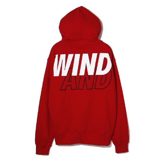 WIND AND SEA パーカー 赤 RED レッド M 1