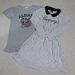 アナップ(ANAP)の女の子2点セット☆サイズ150(Tシャツ/カットソー)